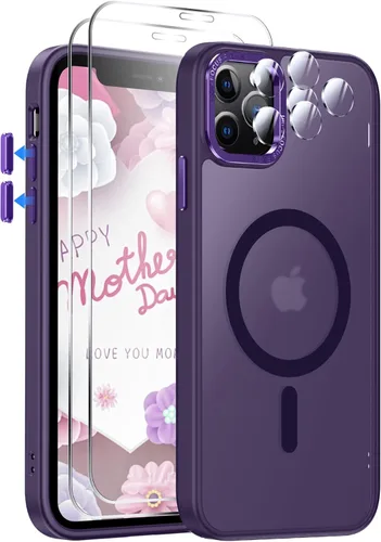 Miniatura 8 de LeYi Funda para iPhone XR: con protector de pantalla X2 + 2 funda para cámara [compatible con MagSafe] Funda protectora magnética i iphoneXR