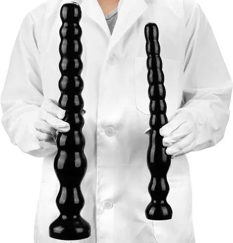 Miniatura 4 de Cuentas anales largas para el punto G vaginal, consolador de estimulación profunda con base de ventosa Stong, punto G vaginal, consolador