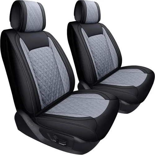 Miniatura 10 de YIERTAI Fundas universales para asientos delanteros compatibles con Hyundai Tucson Elantra Sonata Nissan Rogue Crosstrek Honda CRV Buick Century