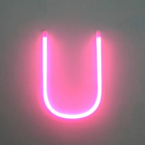 Miniatura 21 de Letrero de neón, letras de neón, letras del alfabeto de neón iluminadas, letras con luces LED, letras de marquesina iluminadas, batería, USB, rosa
