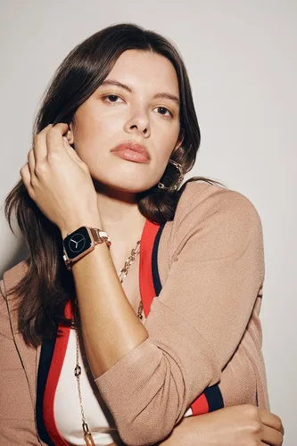 Miniatura 6 de Pulsera de cadena de moda Anne Klein para Apple Watch, segura, ajustable, correa de repuesto para Apple Watch, se adapta a la mayoría de las muñecas