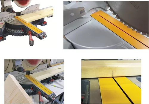 Miniatura 5 de FastCap Cinta de cero espacio libre de 2 x 16 pulgadas, reducción de desgarro, herramienta de alineación perfecta para sierras ingletadoras/de mesa