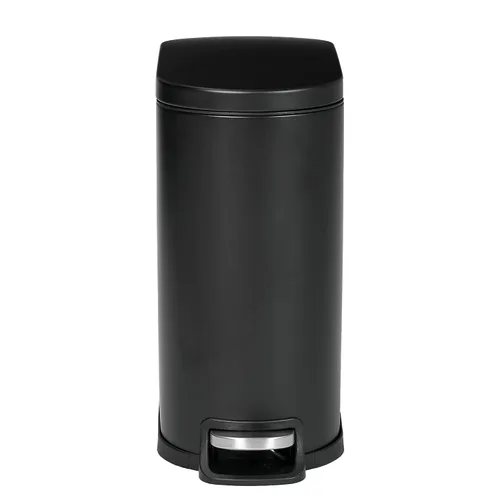 Miniatura 4 de Bote de Basura Antideslizante con Sistema de Bloqueo de Forro - Contenedor de Cocina de Acero Inoxidable, Tapa de Cierre Suave y A Prueba de Huellas