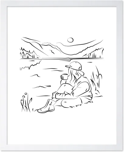 Miniatura 74 de Poster Master Póster de peonías – Estampado de flores retro – Ilustración floral – Ilustración en blanco y negro – Diseño de línea y abstracto