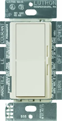 Miniatura 14 de Lutron DVSCELV-300P-BI Diva - Regulador electrónico de bajo voltaje de 300 vatios de un solo polo, galleta