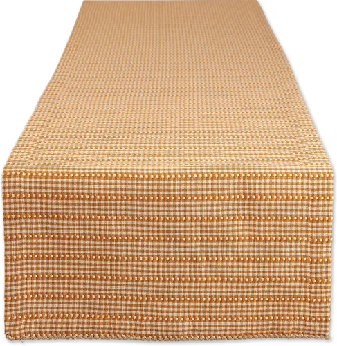 Miniatura 19 de DII Farmhouse Gingham, colección de mesa a cuadros, camino de mesa, 14x72, negro