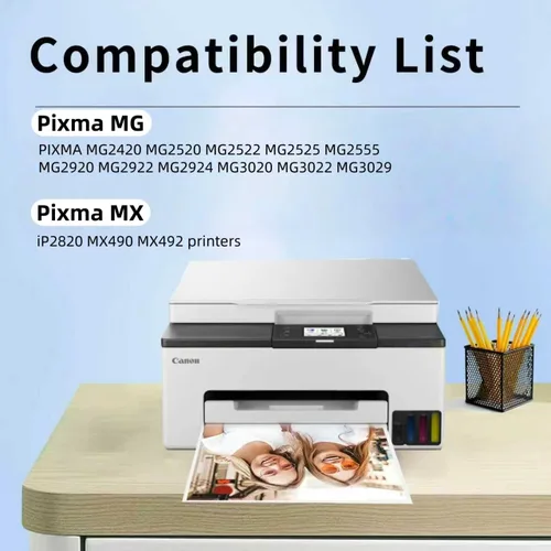 Miniatura 2 de 245xl - Cartucho de tinta de repuesto para Canon 245 PG-245 243 PG-243 compatible con impresora Canon MG2525 MG2420 MG2920 MG3020 mx490 MX492 TR4520
