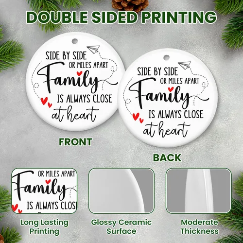 Miniatura 4 de Regalos de Adornos Navideños para Mujeres y Hombres - Adornos Navideños de Cerámica 2025 para Decoraciones del Árbol - Adornos Familiares para Mamá