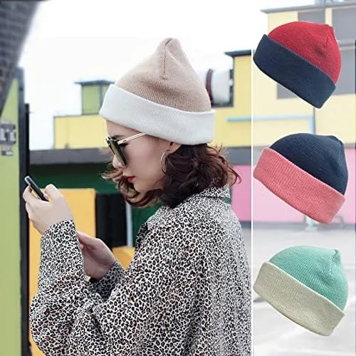 Miniatura 4 de FORTREE Gorro de invierno para mujeres y hombres, gorro de punto cálido