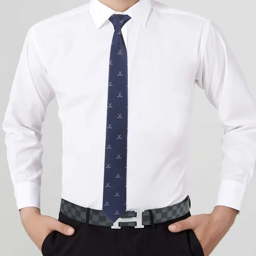 Miniatura 5 de AUSCUFFLINKS Corbatas deportivas y especiales Corbatas para hombres Lazos tejidos ajustados para el cuello Regalo para colega de trabajo