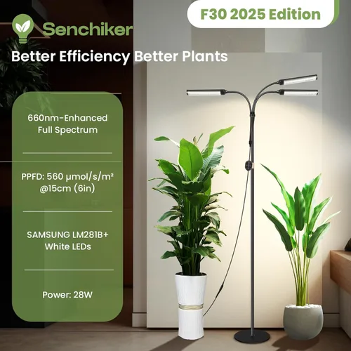 Miniatura 2 de Luces de plantas grandes para cultivo en interiores de 24 V, espectro completo mejorado de 660 nm, luz LED de cultivo LM281B+, luz de planta