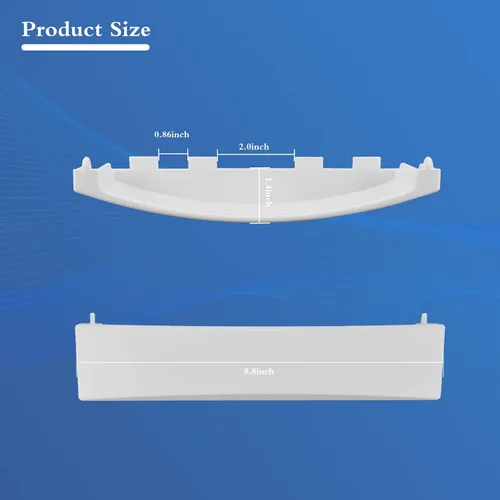 Miniatura 2 de WE01X30378 Manija de puerta de secadora para GE GUD27ESSMWW GUD27ESSM1WW – Reemplaza WE01X25878, WE1M1068, 4958906, AP6983534, PS12743305