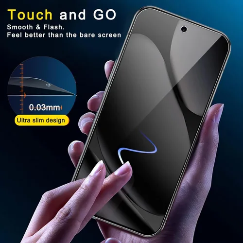 Miniatura 6 de Ferilinso [Instalación Automática de Polvo] Pack de 3 Protectores de Pantalla de Privacidad para Google Pixel 10 Pro XL, Accesorios Compatibles