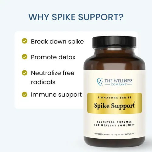 Miniatura 5 de The Wellness Company Spike Support - Desintoxicación, salud inmune, flujo sanguíneo, anticoagulante - Nattokinase, raíz de diente de león y Black