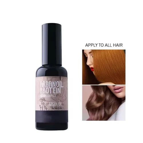 Miniatura 4 de Morocco Pure Argan Oil Hair Care Tratamiento de proteína marroquí para cabello rizado, seco y dañado Hidratante y reparador para brillo y fuerza