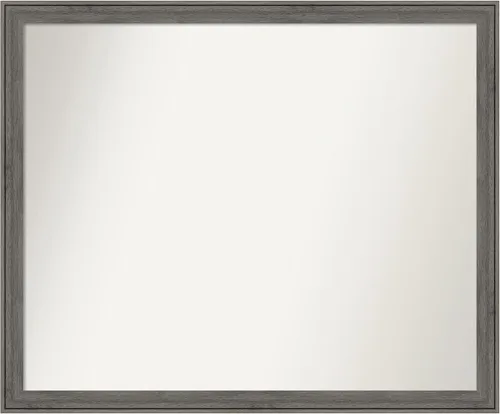 Miniatura 347 de Amanti Art Espejo personalizado, espejo de baño gris plomo a rayas, espejo de pared o espejo de tocador de baño sobre el fregadero