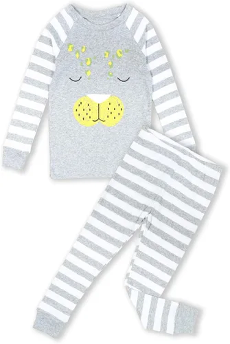 Miniatura 2 de Conjunto de pijama de algodón de 4 piezas para niños pequeños y niños