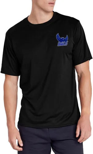 Miniatura 253 de Camiseta deportiva oficial de la NCAA Collegiate para hombre, colección negra con logotipo en el pecho izquierdo