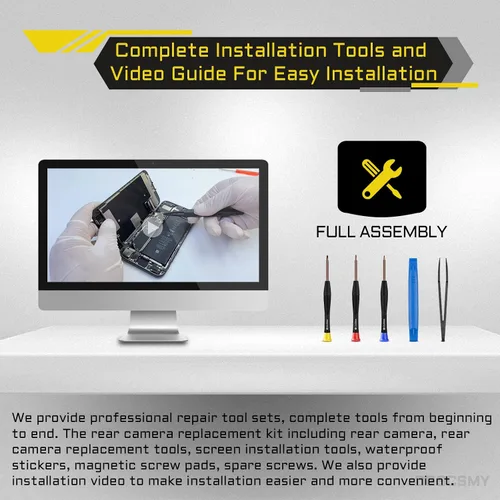 Miniatura 6 de Para iPhone 11 Reemplazo de cámara trasera OEM Modele 12MP Principal Lente Trasera Piezas con Lente Ultra Wide OIS HDR Fotos 4K Video Flex Cable Fix