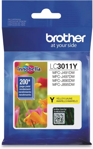 Miniatura 11 de Cartucho de tinta Brother LC3011 de rendimiento estándar, empaque individual, rendimiento de hasta 200 páginas, LC3011, cartucho de reposición