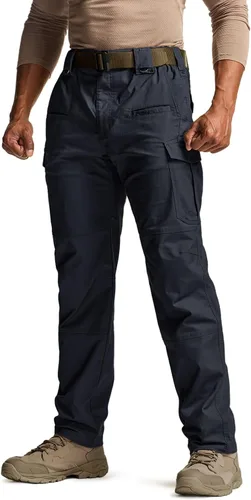 Miniatura 173 de CQR – Pantalones tácticos elásticos tipo cargo para hombre, resistentes al agua, de tela ripstop (antidesgarros), ligeros, ideales para uso diario