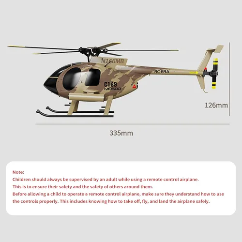 Miniatura 8 de Helicóptero de control remoto C189, 2.4G 6CH UAV 1:28 Motor sin escobillas Helicóptero RC Helicóptero de una sola hoja Flybarless Helicóptero remoto