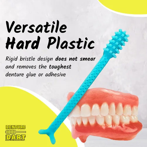 Miniatura 5 de V2 - Removedor de adhesivo de gel para dentaduras postizas de plástico duro, elimina el adhesivo de gel para dentaduras postizas de la boca