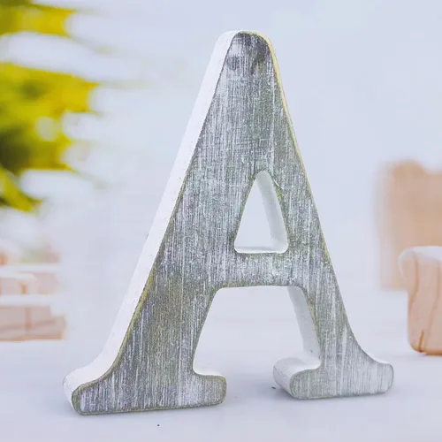 Letras de madera de 8 pulgadas, letras de madera rústica sin terminar para decoración de pared, letras decorativas en pie, cortes de letras para
