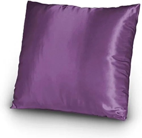 Miniatura 10 de TAOSON Paquete de 2 fundas de almohada de satén suave y sedoso, funda de almohada para sofá con cierre de cremallera oculto, solo funda de 24 x 24