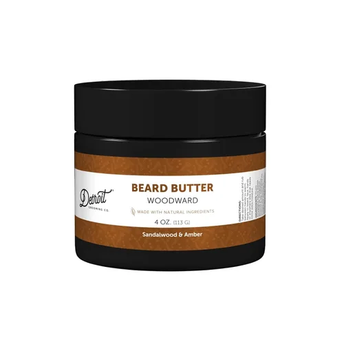Miniatura 8 de Detroit Grooming Co. Mantequilla para barba para hombres Suaviza, espesa e hidrata con aceite de cártamo y manteca de karité Aroma 313, 2 onzas