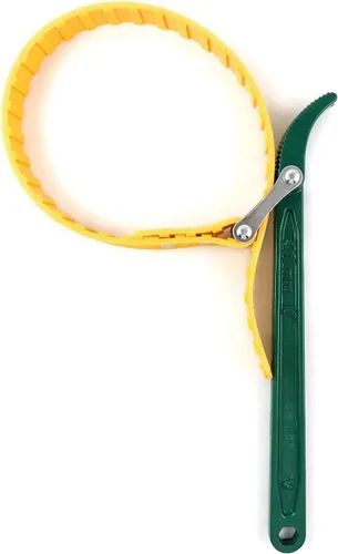 Miniatura 8 de QWORK Llave de correa de cinturón de 9 pulgadas, correa ajustable multiusos para filtro de aceite, llave de abridor de correa con correa ajustable