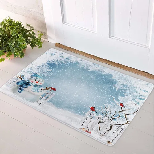 Miniatura 12 de LB Alfombra de baño de flores bohemias, alfombra de baño antideslizante con estampado floral bohemio morado y negro, espuma viscoelástica suave