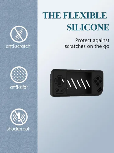 Miniatura 6 de Anbernic RG28XX - Funda de silicona para consola de juegos portátil de video retro de 2.83 pulgadas, funda protectora de silicona suave de cuerpo