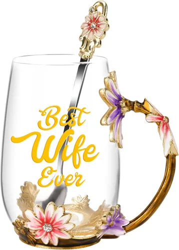 Miniatura 21 de OEAGO Regalos de hermana para hermanas para mujeres, elegante taza de té, regalos únicos de Navidad y cumpleaños para hermana, pequeña, grande