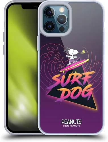 Miniatura 72 de Head Case Designs Peanuts Tropical Surf Snoopy Aloha Disco Gel Funda con licencia oficial [protección de grado militar] compatible con Apple iPhone