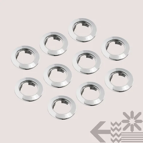 Miniatura 5 de ONLINE LED STORE TRUE MODS - 10 piezas de 3/4 pulgadas de luz de marcador redondo bisel cromado [modelo compatible: SIL1010 y SIL1013]