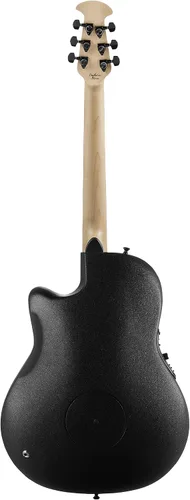 Miniatura 3 de Ovation Mod TX Collection 1868TX-5 - Guitarra acústica eléctrica, color negro texturizado, cuerpo supersuperficial