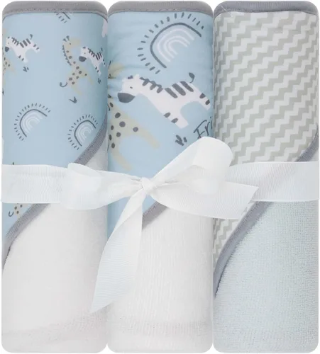 Miniatura 12 de Toallas con capucha para bebé, paquete de 3 toallas de baño suaves con capucha para recién nacidos y niños pequeños, juego de toallas con capucha