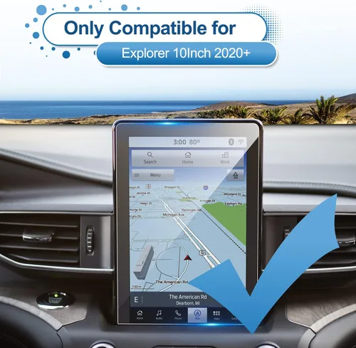 Miniatura 2 de Protector de pantalla Explorer 2020-2023 2024 para Ford Explorer (ST/Platinum/King Ranch/Timberline/Limited/ST-Line) Pantalla táctil de 10.1 Vidrio