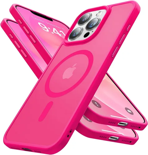 Miniatura 10 de Funda magnética para iPhone 12 Pro Max, [nunca amarilla] [compatible con MagSafe] Protección militar contra caídas de 10 pies, a prueba de golpes