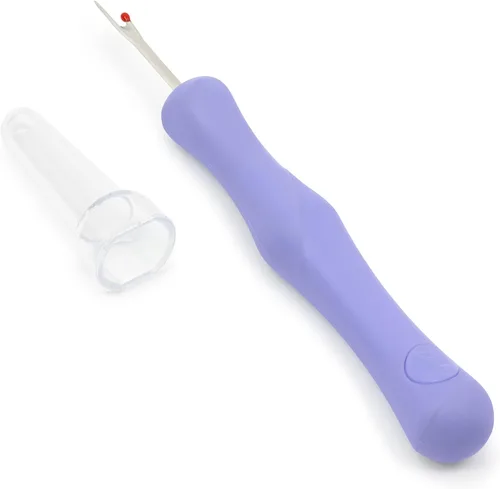 Miniatura 2 de Dritz ergonómico cuchilla para ojal Destripador de costuras de agarre suave para quitar puntadas, rasgaduras de costuras, alteraciones y ojales