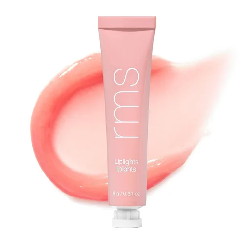 Miniatura 12 de RMS Beauty Liplights Cream Lip Gloss - Bálsamo labial voluminoso y tinte labial híbrido - Hidratante para labios con manteca de karité y aceite