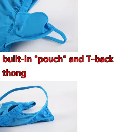 Miniatura 3 de Bóxer Sexy Bulge Bolsa Boxer Breve Ropa Interior Pantalones Cortos de Salón de Apoyo