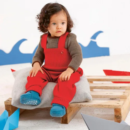 Miniatura 3 de Pantalones de lana para bebés ropa de punto de lana merino orgánica para niños y niñas, recién nacido - 4 años