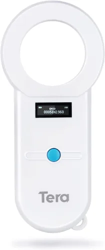 Miniatura 7 de Tera Lector de Microchip para Mascotas con Anillo D RFID Escáner de Identificación de Chips de Animales Portátil con Pantalla de Visualización OLED