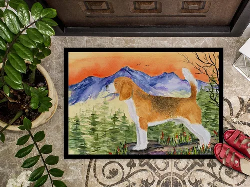 Miniatura 3 de Caroline's Treasures SS8615JMAT - Felpudo Beagle de 24 x 36 pulgadas, para interiores y exteriores, para entrada, antideslizante, lavable, pelo