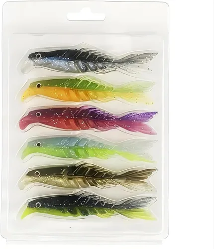 Señuelos suaves de varios segmentos, juego de señuelos de pesca multiarticulados, señuelos de natación de segmentos, cebo de natación de hundimiento