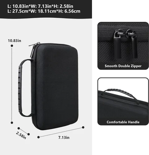 Miniatura 3 de Funda rígida GPS para Garmin dēzl OTR1010/dēzl OTR1000/RV 1095/dēzl OTR1020/RV 1090, 10 pulgadas GPS camión navegador caja de almacenamiento