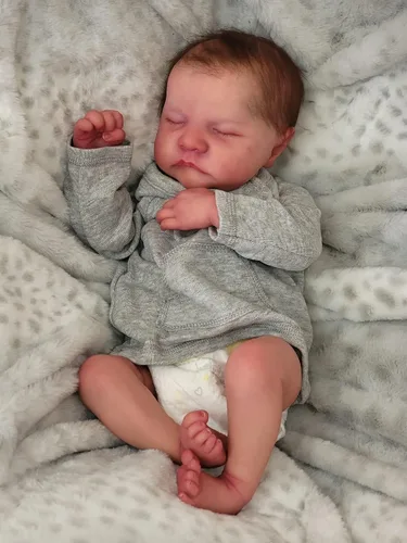 Miniatura 6 de Pinky Reborn Muñecas de bebé de 19 pulgadas realista recién nacido con cuerpo suave muñeca de juguete para niños pequeños, el mejor regalo