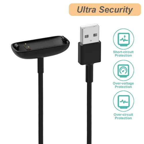 Miniatura 5 de Nisyctk Cargador para Fitbit Inspire 3, cable de carga USB de repuesto para Fitbit Inspire 3 (3.3 pies/3.3 ft) (1)